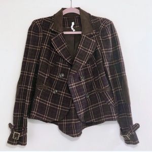 Willow & Clay Purple Plaid Riding Jacket
